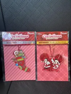 Happyくじ　ディズニー　クリスマスオーナメント　アクリルセット