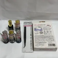 ジェルネイルセット UV-LEDレジンライト付き