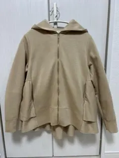 【yori】ダブルフレアメッシュパーカー フリル ブラック パーカー ヨリ yori】ダブルフレアメッシュパーカー フリル ブラック パーカー ヨリ