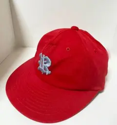 赤 RP ロゴ ベースボールキャップ