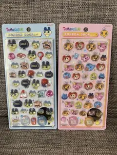 正規品　たまごっちボンボンドロップ シール まめっち　めめっち　2枚セット