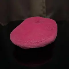 ピンク ベレー帽 リボン付き