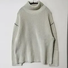 タートルネックセーターxl