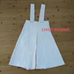 CHILD WOMAN ホワイト サロペット風フレアスカートのサムネイル