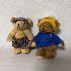 タリーズ福袋　テディベア ぬいぐるみ 2種セット
