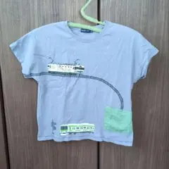 BEAMS mini 電車プリントTシャツ 130cmのサムネイル