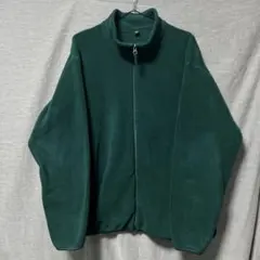 UNIQLO フリースフルジップジャケット（長袖）　グリーン