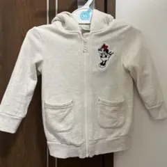 ミニーマウス フード付きトレーナー 80