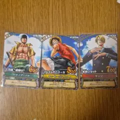 ワンピースカードゲーム ルフィ エース サボ シクパラ 3枚セット