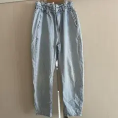ZARA ハイウエスト デニムパンツ ライトブルー EUR38のサムネイル