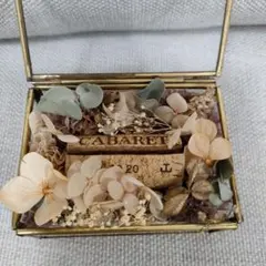 リングピロー　ドライフラワー　プリザーブドフラワー　ハンドメイド⑦