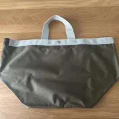 Herve Chapelier 舟型トートバッグ 725 カーキシルバー 別注 - メルカリ