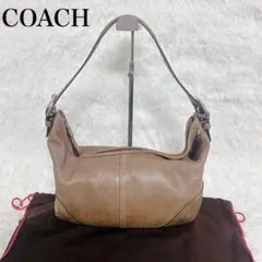 極美品 COACH ショルダーバッグ ソーホー レザー ブラウン y2k