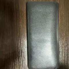 黒 レザー 長財布 6ポケット