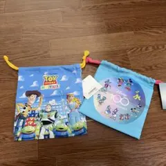 トイストーリーホテル⭐︎巾着＋ディズニー100巾着