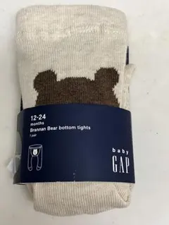 新品未使用 baby GAP ベビータイツ 12-24ヶ月 クマ柄