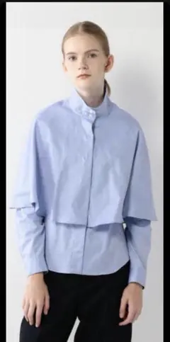 スティーブンアランSTEVEN ALAN COTTON CAPE SHIRTのサムネイル