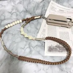 パラコード スマホストラップ スマホショルダー ハンドメイド