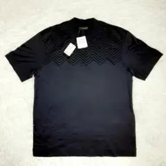 新品未使用タグ付き△EMPORIO ARMANI Tシャツ S 黒 希少デザインのサムネイル