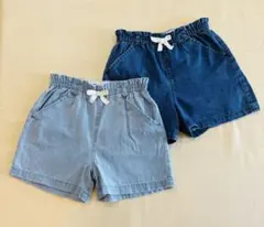 No.539 petit mainプティマイン ショートパンツ 130cm 2枚