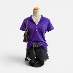 POLO RALPH LAUREN 半袖ポロシャツ パープル