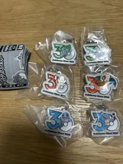ポケモン 30周年記念 メタルチャームマスコット 全6個セット