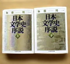 【中古】「非常に良い」日本文学史序説 上下巻セット 日本文学史序説 上下 2冊(加藤周一 著) / 株式会社 wit tech / 古本