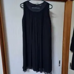 COMME CA ISM ブラック ノースリーブ チュニック M