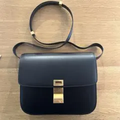 セリーヌ　クラシックボックス　ミディアム　黒 CELINE クラシックボックス ミディアム ショルダーバッグ