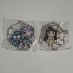 ひみつのアイプリ ×サンリオ アクリルキーホルダー ガチャガチャ チィ つむぎ