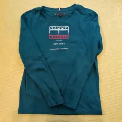 TOMMY HILFIGER 長袖カットソー ダークグリーン