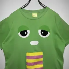 GACHAPIN ガチャピン　Tシャツ　サイズLL 総柄　なりきり　希少　古着