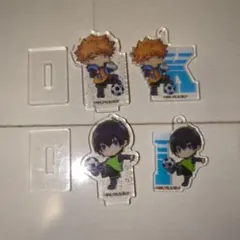 ブルーロック 潔、國神 アクリルスタンド、アクリルキーホルダー
