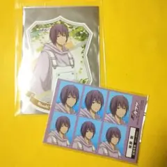 黒子のバスケ　紫原敦　ダイカットイラストシート＆証明写真風ステッカー