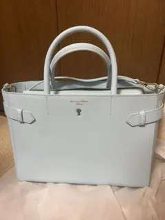 Samantha Thavasa Deluxe ショルダーバッグ ライトブルー