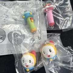 ドラえもんつながりリングチャーム4個