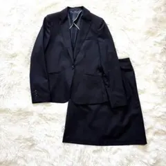 【極美品】n♥line 佐々木希 スーツセットアップ 9号 ネイビーストライプ