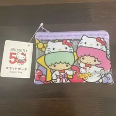 サンリオ ハローキティ50周年クリアポーチ キキララ