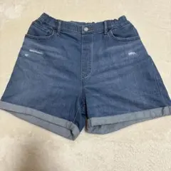 UNIQLO キッズ デニムハーフパンツ 160