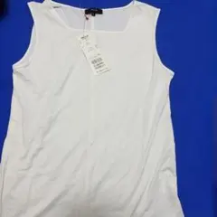 COMME CA ISM タンクトップ ホワイト 新品のサムネイル
