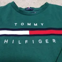 TOMMY HILFIGER グリーン 長袖カットソー 104cm