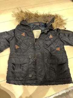 ZARA BOYS フード付きアウター 98cm ネイビー