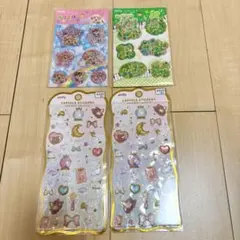 amifa立体 カプセル シール きらりんクリスタル ステッカー、カプセルシール