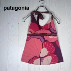 BR222 patagonia ホルターネック タンクトップ 花柄