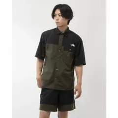 ザ ノース フェイス ショートスリーブヌプシシャツ ニュートープ　カーキ