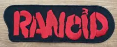 RANCID ワッペン 赤白刺繍