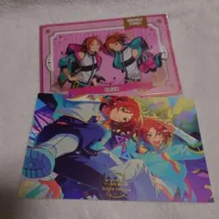 あんスタ 展示会特典 GIGO 箔押しポストカード 2wink