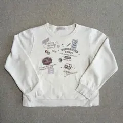 mezzo piano ジュニア トレーナー ホワイト　140