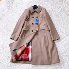 新品タグ付き　ブルーレーベルクレストブリッジ メルトンダブルブレストコート　38