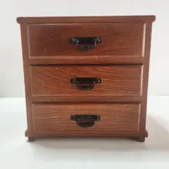 けやき工芸　和製アンティーク 小タンス 引き出し 箪笥 和家具 小物入れ 収納